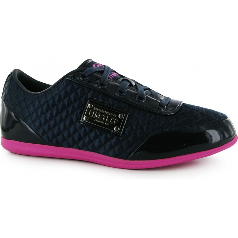 Firetrap Dr Domello Ladies Trainers, navy/pink