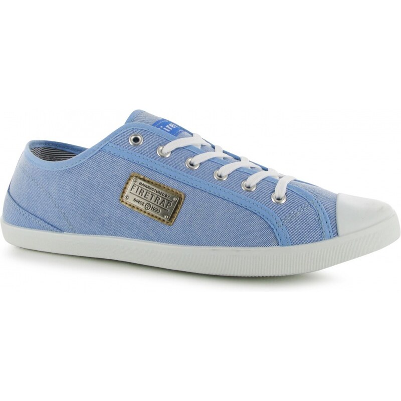 Firetrap Charlie Mens Canvas Shoes, blue chambray