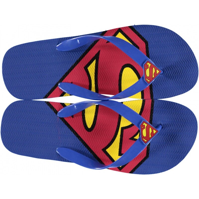 Character Mens Flip Flops, superman