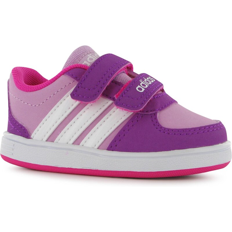 Adidas Hoops NEO Trainers Infants Girls, pink/pink/wht