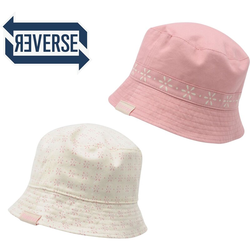 Firetrap Bucket dámské Hat Pink/White