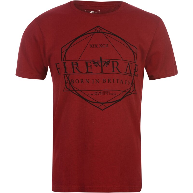 Firetrap Empress T Shirt Junior Boys, red