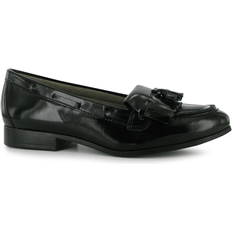 Firetrap Fornax Ladies Loafers, black patent