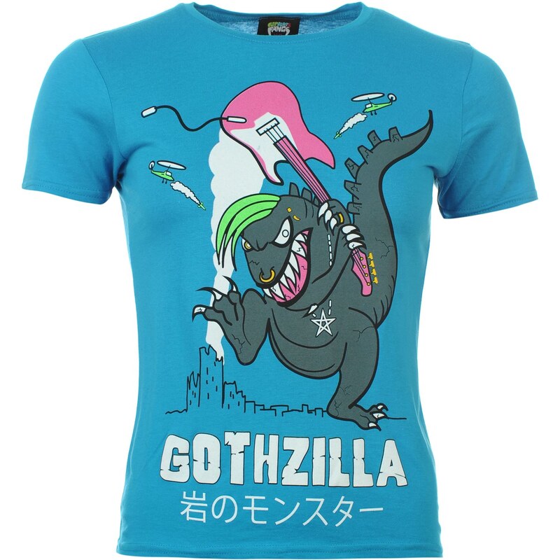 Flip Flop and Fangs T Shirt Ladies, gothzilla