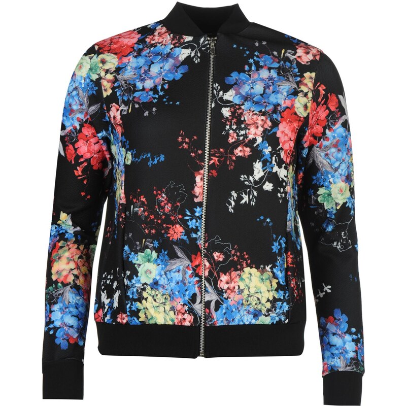 Golddigga Lightweight Bomber Jacket Ladies, orient floral
