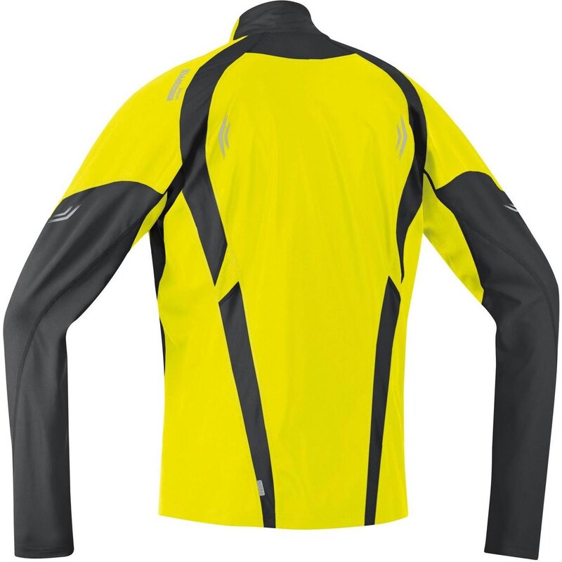 Gore Air Wind Stopper Jacket Mens, fluo yell/black