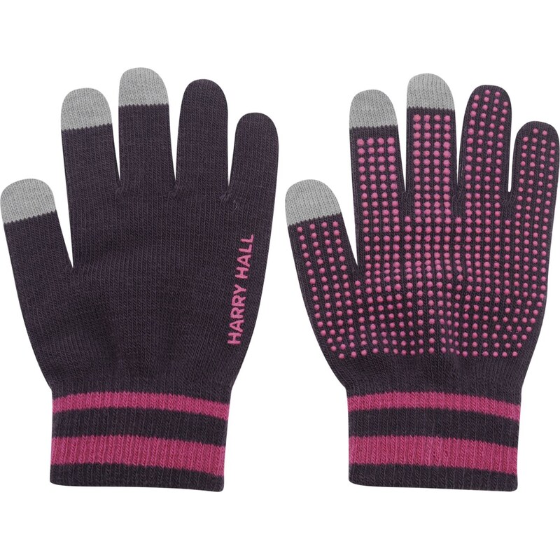 Harry Hall Tech Touch Gloves, blackberry