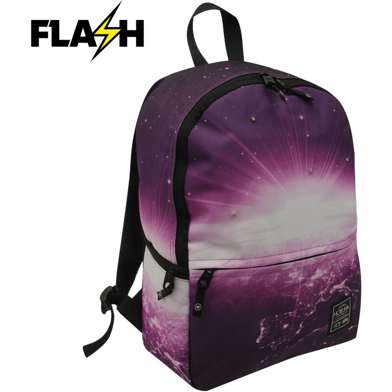 Hot Tuna Tuna Galaxy Star Backpack, purple earth