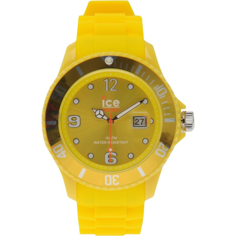 Ice 48mm Silicone Chrono Watch, yellow