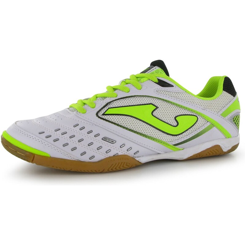 Joma Dribling Mens Indoor Football Trainers, white/fluyellow