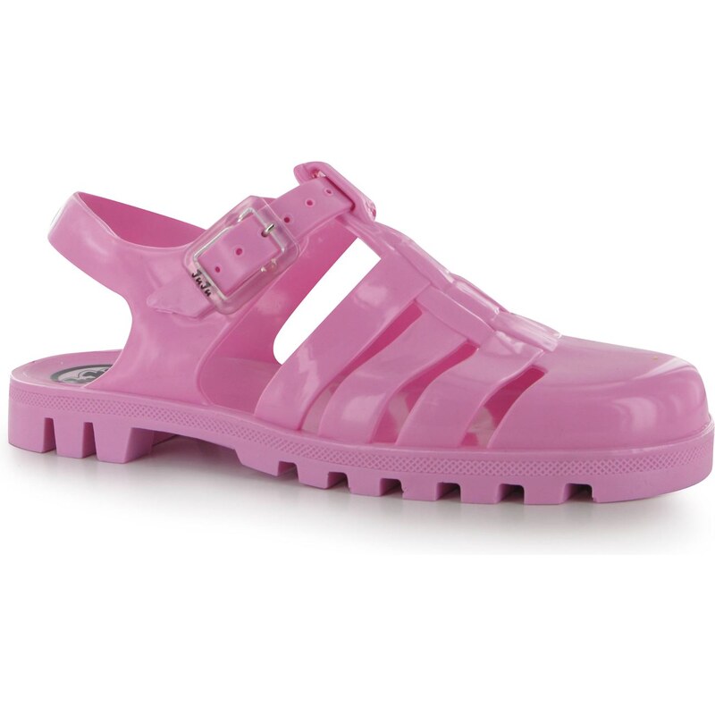 JuJu Jellies Maxi Ladies Sandals, flamingo pink