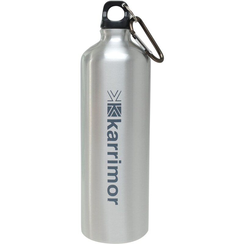 Karrimor Aluminium Drink Bottle 1 litre, brushed
