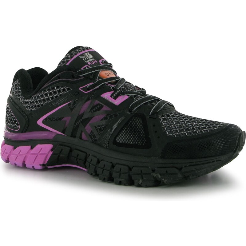 Karrimor D30 Cushioned Ride Ladies Running Shoes, black/silv/pink