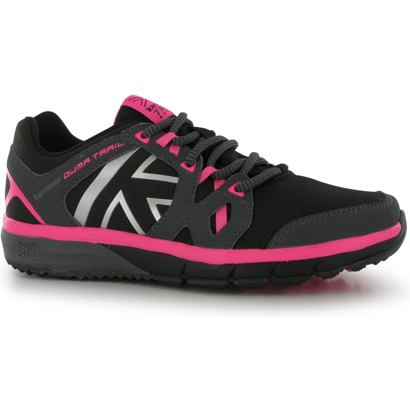 Karrimor Duma Trail Childrens Running Shoes, blk/char/pink