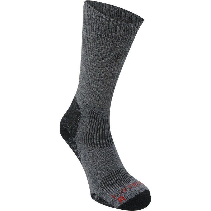 Karrimor Merino Fibre Lightweight Walking Socks Mens, grey/black