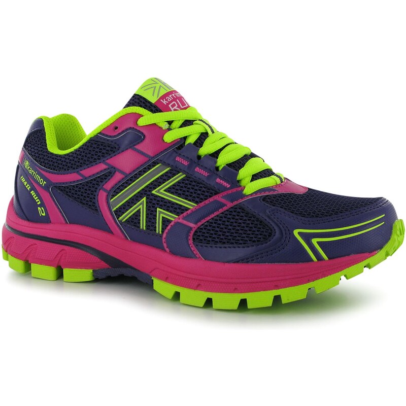 Karrimor Trail Run 2 Ladies Trail Running Shoes, purp/pink/lime