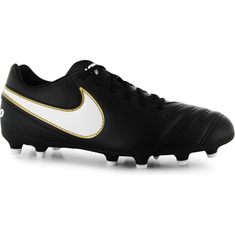 Nike Tiempo Rio Mens FG Football Boots, black/white