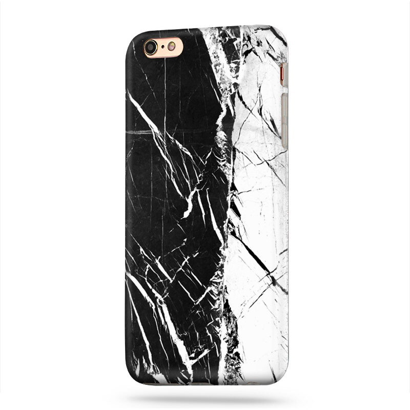 Wooder Pružný kryt Walbert BLACK & WHITE iPhone 6/6S