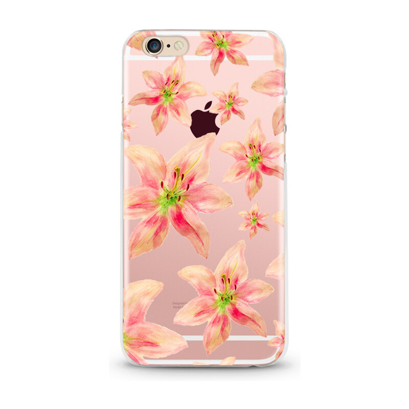 Wooder Pružný kryt Walbert Pink Flowers II iPhone 6/6S