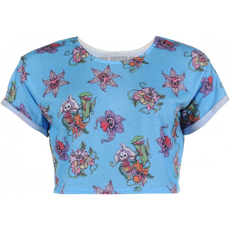 Jilted Generation All Over Print Slouch Top Ladies, killer flowers