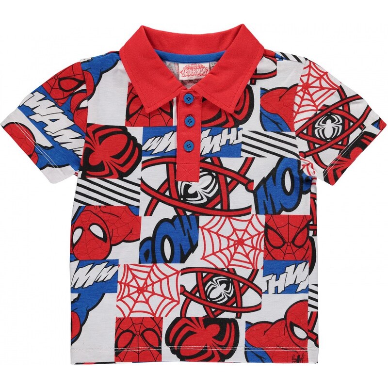 Character Polo Shirt Infant Boys, spiderman