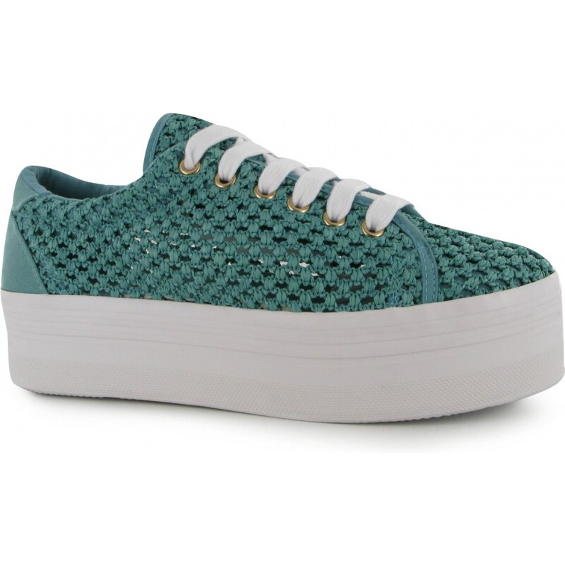 Jeffrey Campbell Play Mesh Trainers, green