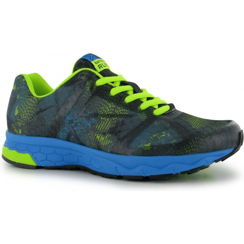Karrimor Charge 2 Childrens Running Shoes, blue/char/lime