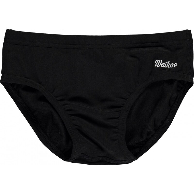 WaiKoa 8cm Swimming Briefs Junior Boys, black