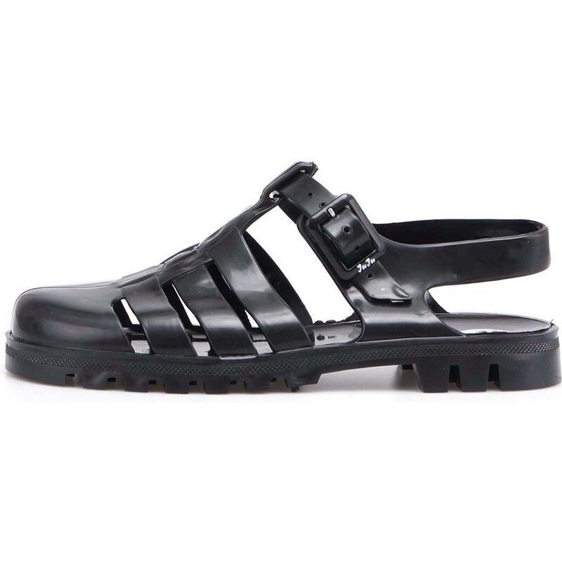 Černé plastové sandálky JuJu Maxi