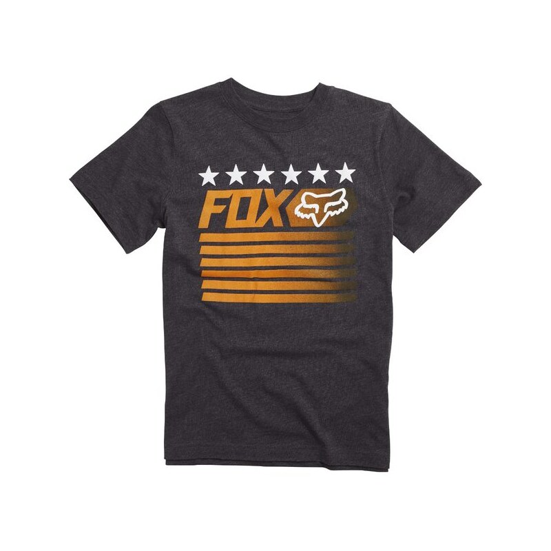 Dětské tričko Fox Youth morrill Ss Tee charcoal heather XL