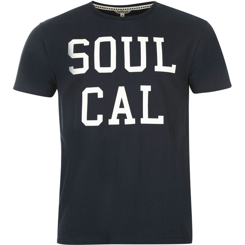 Pánské tričko SoulCal Logo - nám. modrá