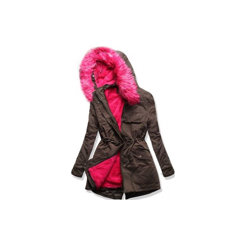 Dámský kabát Dors růžový - růžová