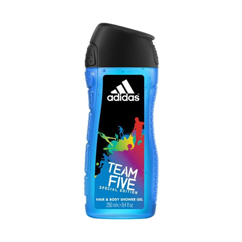 Adidas Sprchový gel na vlasy a tělo pro muže Team Five (Hair & Body Shower Gel) 250 ml