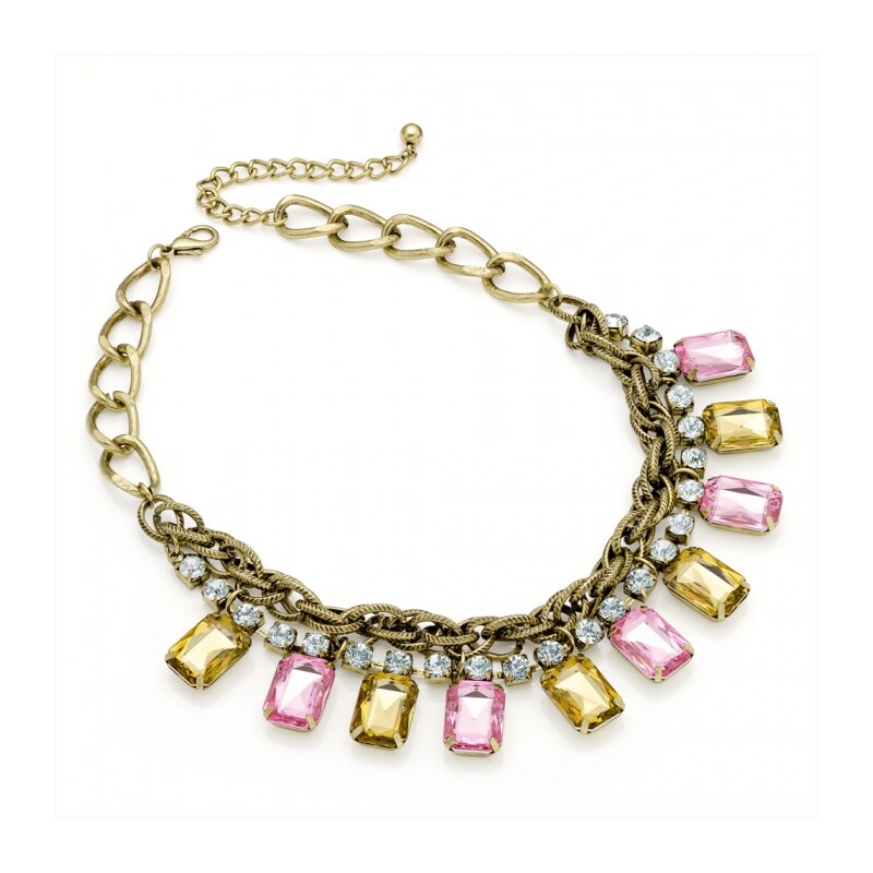 Růžový náhrdelník Miana 29181