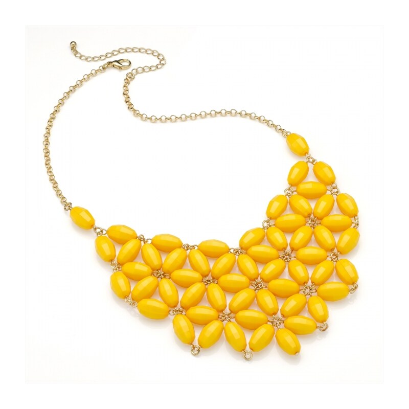 Žlutý náhrdelník Bright 29273