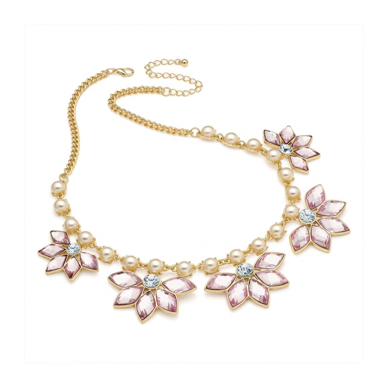 Růžový náhrdelník Romance 29255