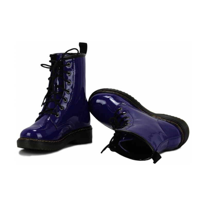 Dámské modré kotníkové boty Rebel 112