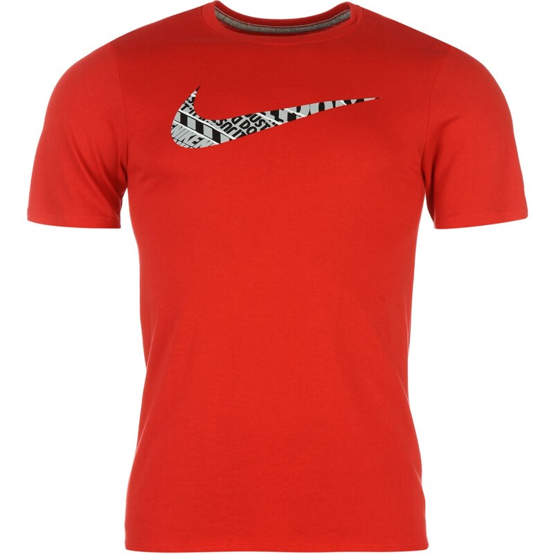 Tričko Nike Swoosh QTT pán. červená