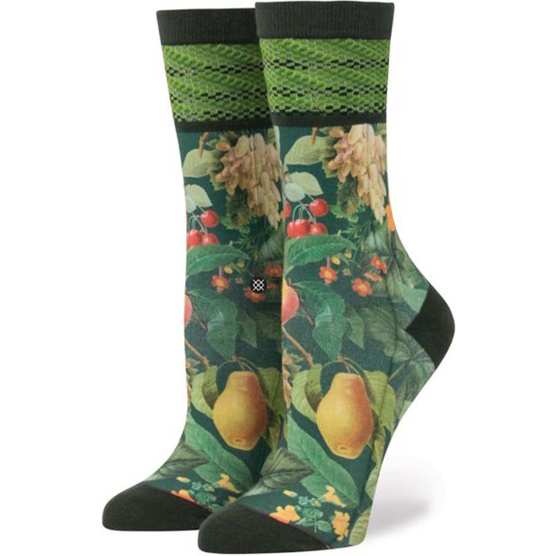 Zelené dámské vzorované ponožky Stance Fruit Tree
