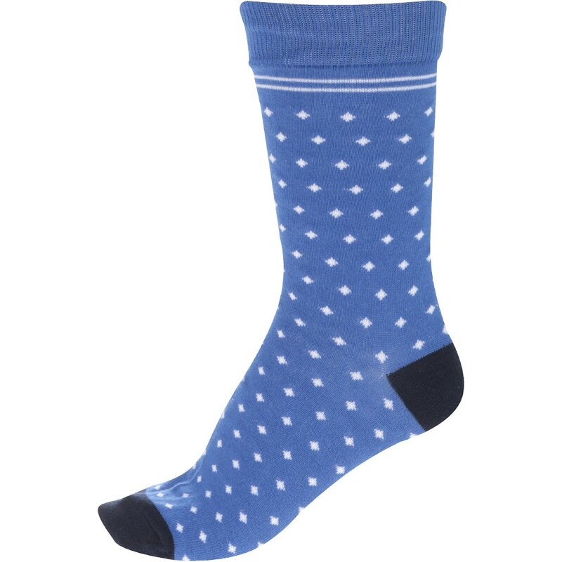 Modré ponožky s puntíky Jack & Jones Blue