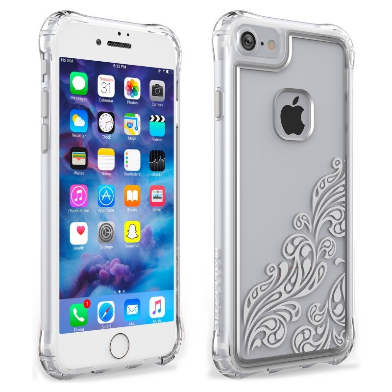 Ballistic Jewel Essence Case pro iPhone 8/7/6S/6 - Whispers Silver