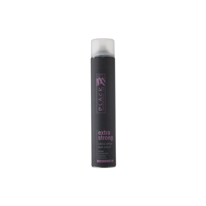 Black Professional Line Extra Strong Lacca Hair Spray 750 ml