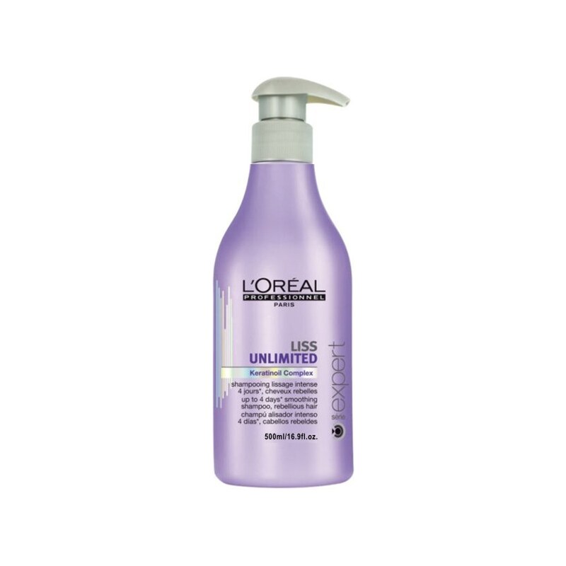 Loréal Professionnel Loréal EXPERT Liss Unlimited Shampoo - uhlazující šampon pro nepoddajné a krepaté vlasy 500ml