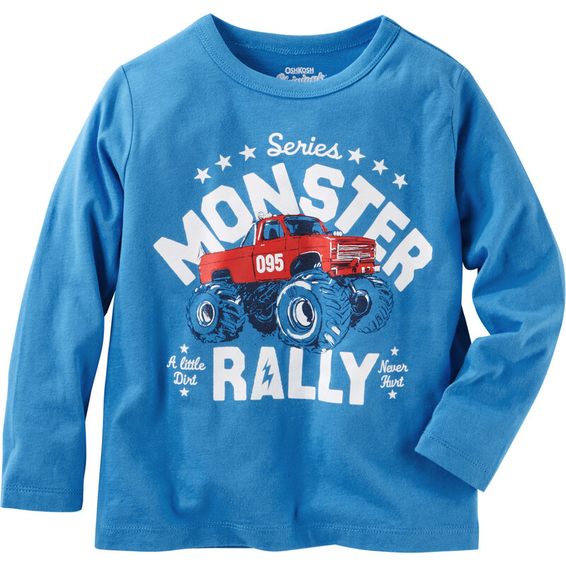 Oshkosh Chlapeckc tričko Monster Rally - modré