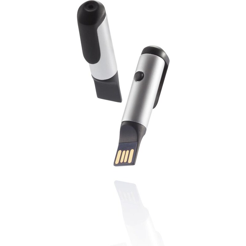 XD Design, Nino, laserové ukazovátko s USB 8GB, stříbrná