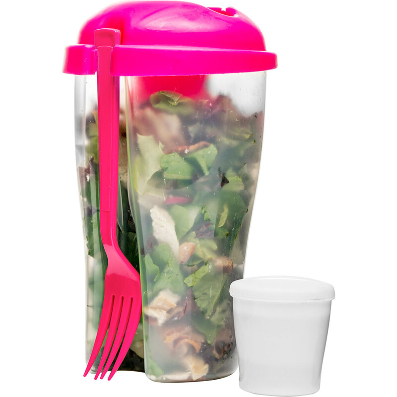 Box na svačinu Salad Pot SAGAFORM To Go 800 ml | růžový