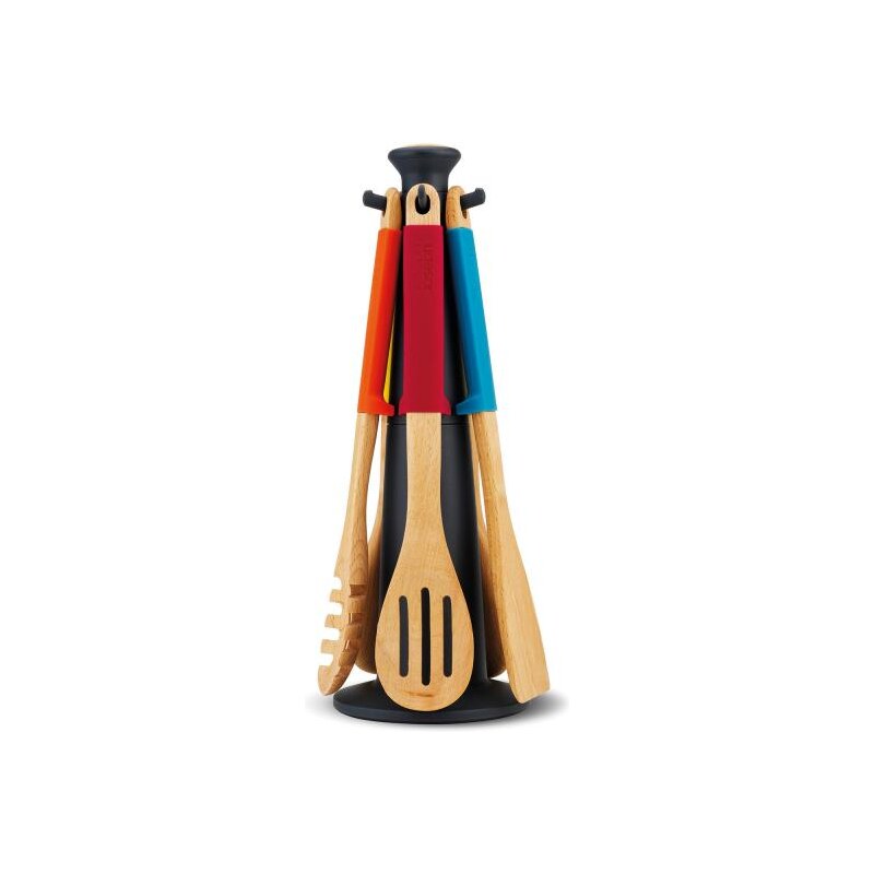 Rotační stojan s nástroji JOSEPH JOSEPH Elevate™ Wood Carousel | barevný