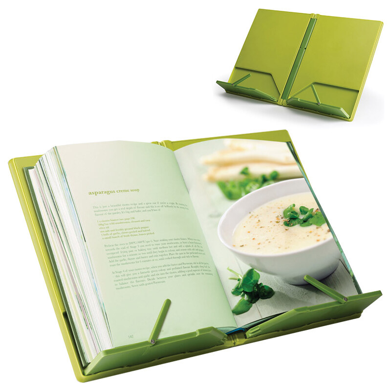 Skládací stojan na kuchařku JOSEPH JOSEPH CookBook | zelený