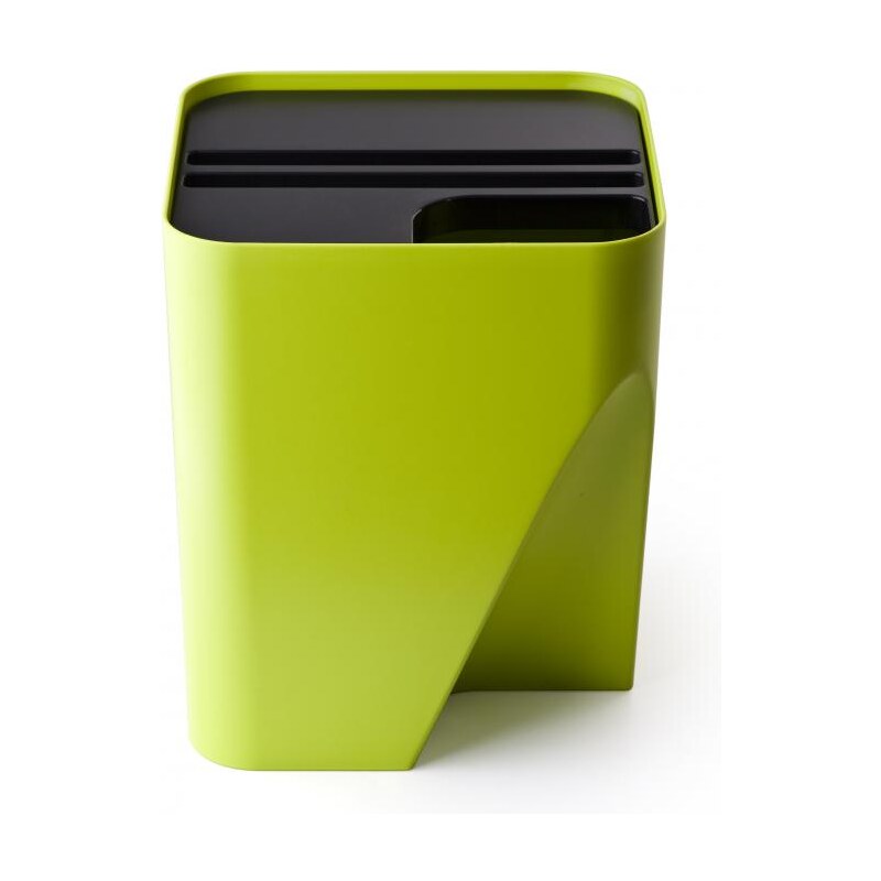Stohovatelný odpadkový koš QUALY Block 30 | zelený