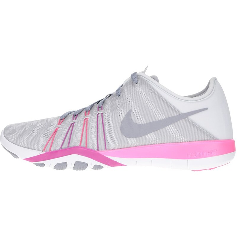 Šedo-růžové dámské tenisky Nike Free 7
